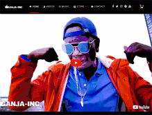 Tablet Screenshot of ganja-inc.com